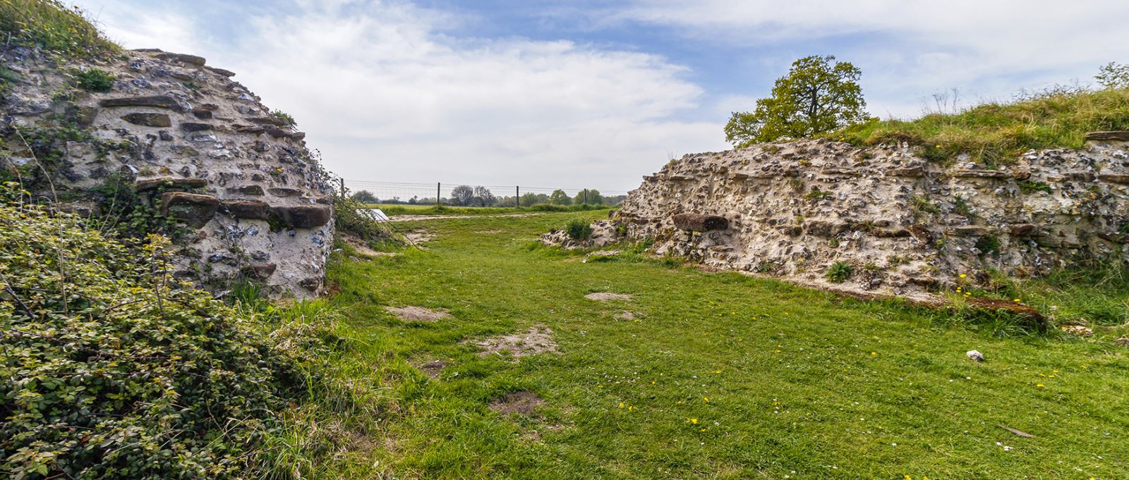 Silchester Roman Town Walk, credit English Heritage